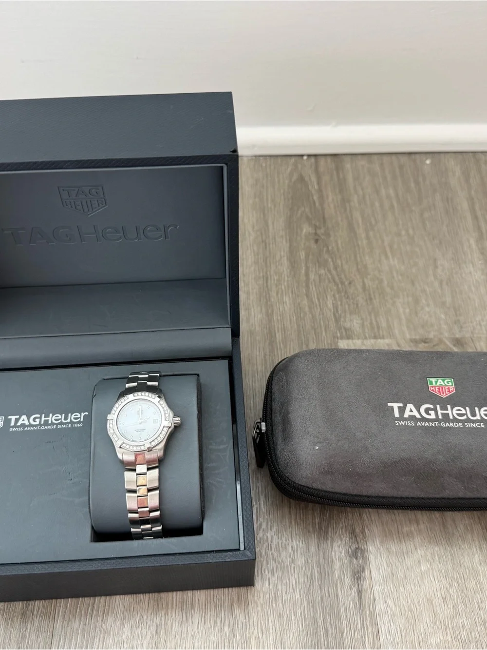 Tag Heuer Women's Aquaracer Diamond White Mother of Pearl Dial Watch